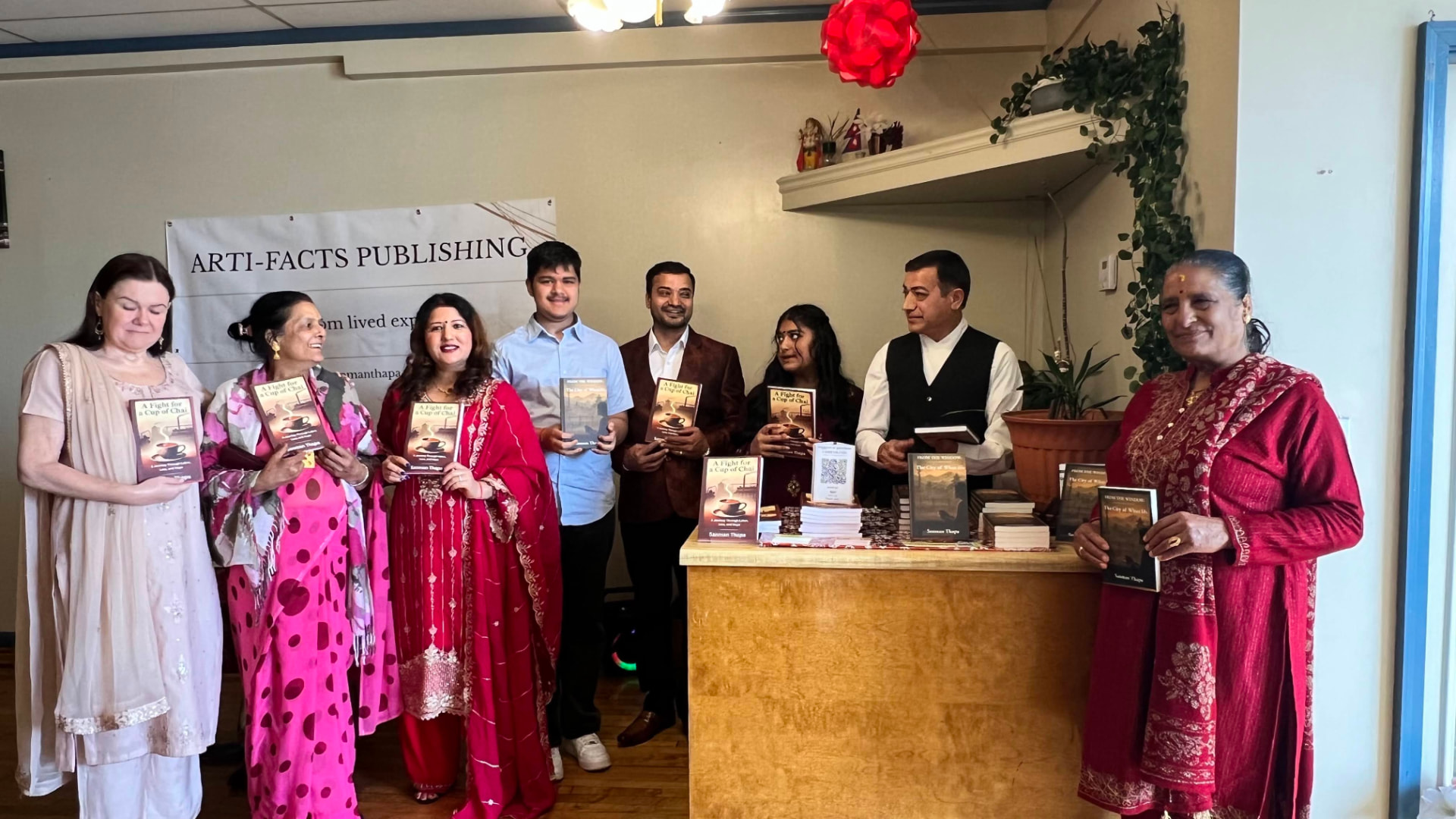 A live launch day for a debut novella